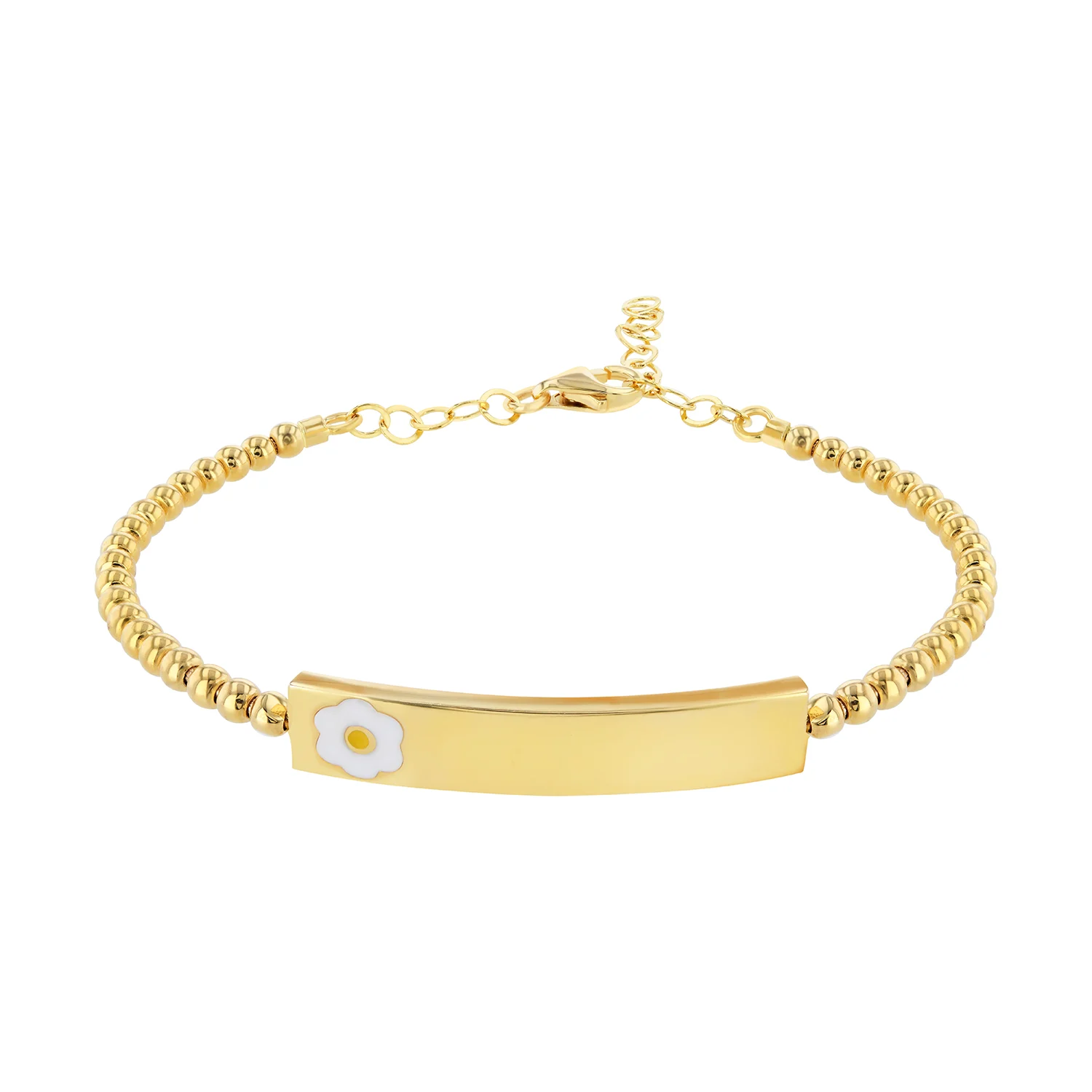 21K Gold Daisy Kids Bracelet