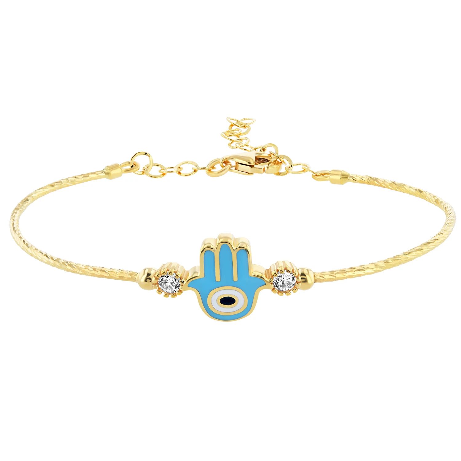 21K Gold Hamsa Kids Bracelet