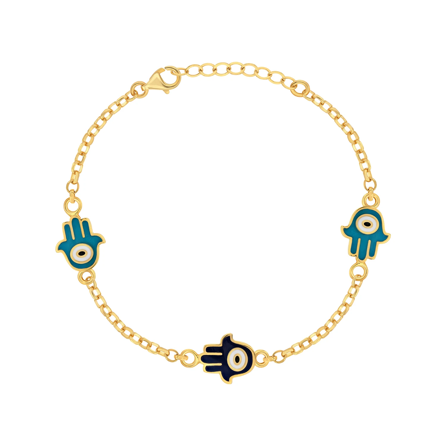 21K Gold Hamsa Kids Bracelet