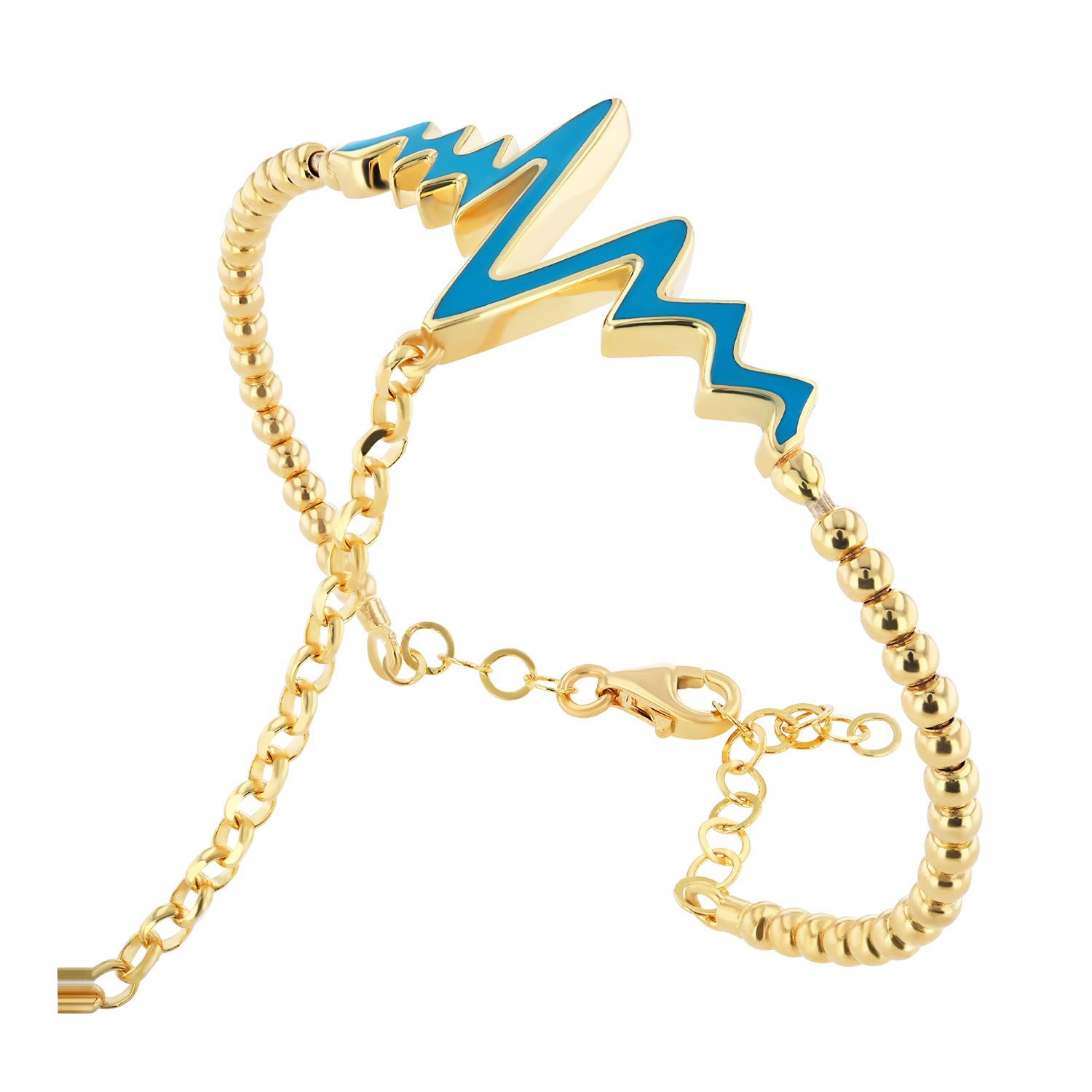 Kids Devotional|gold-plated Cuff Bracelet For Girls - Heart & Ball Design,  Fashion Jewelry