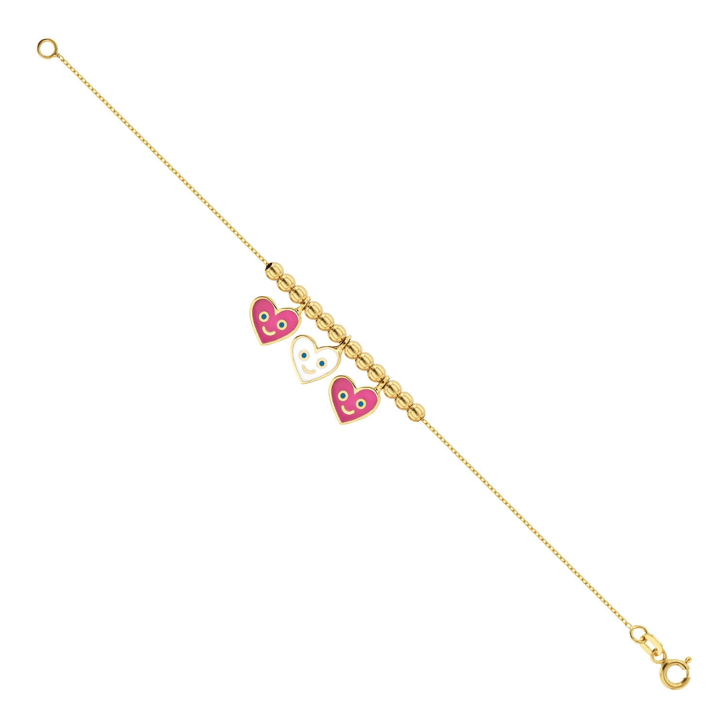 21K Kids' Gold Love Pendant Set