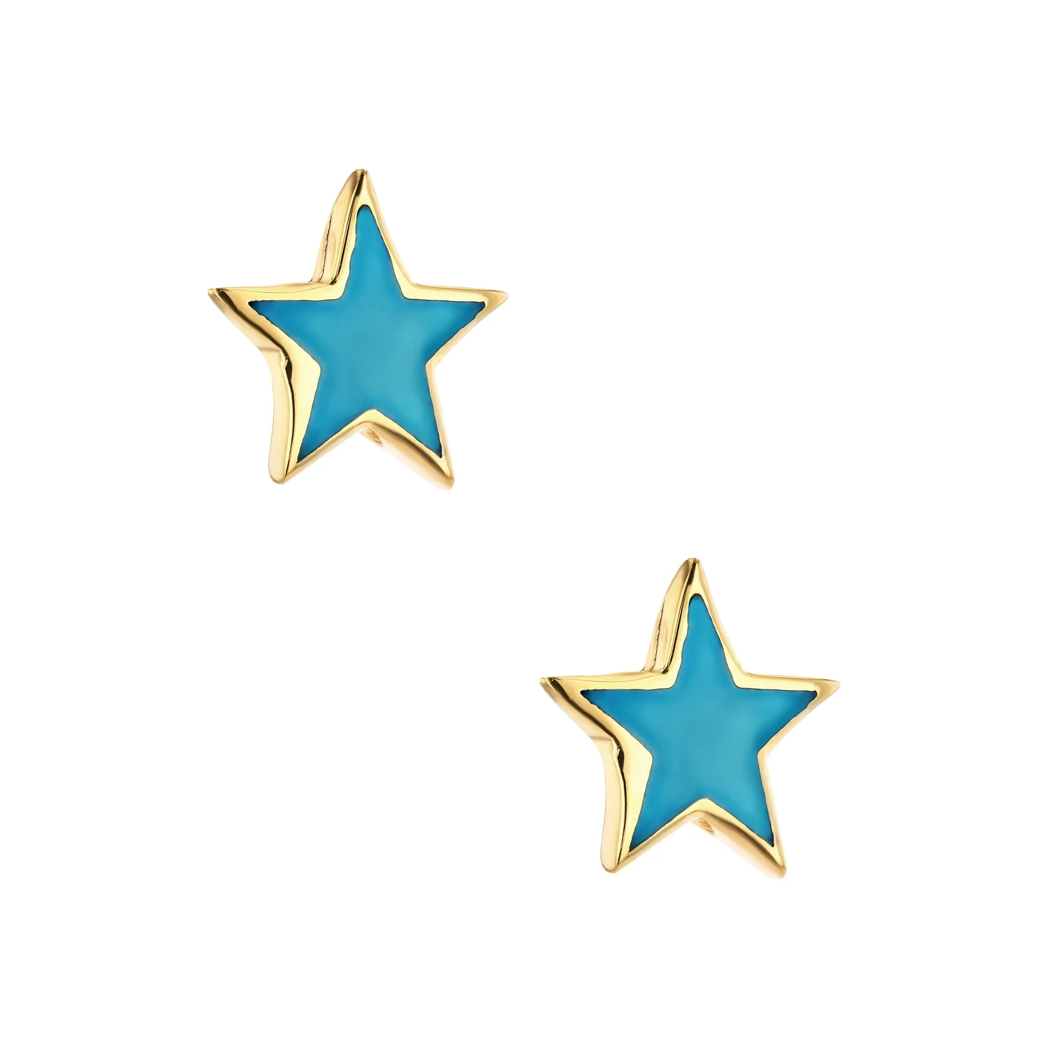 21K Kids' Gold Star Pendant Set