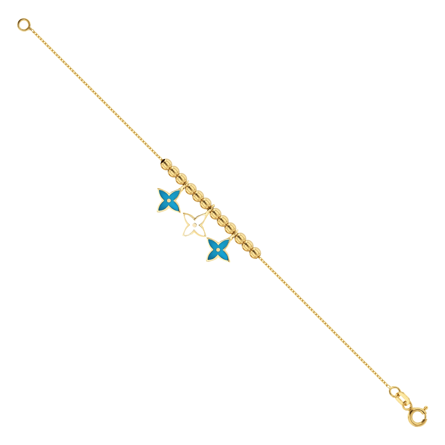 21K Kids' Gold Star Pendant Set