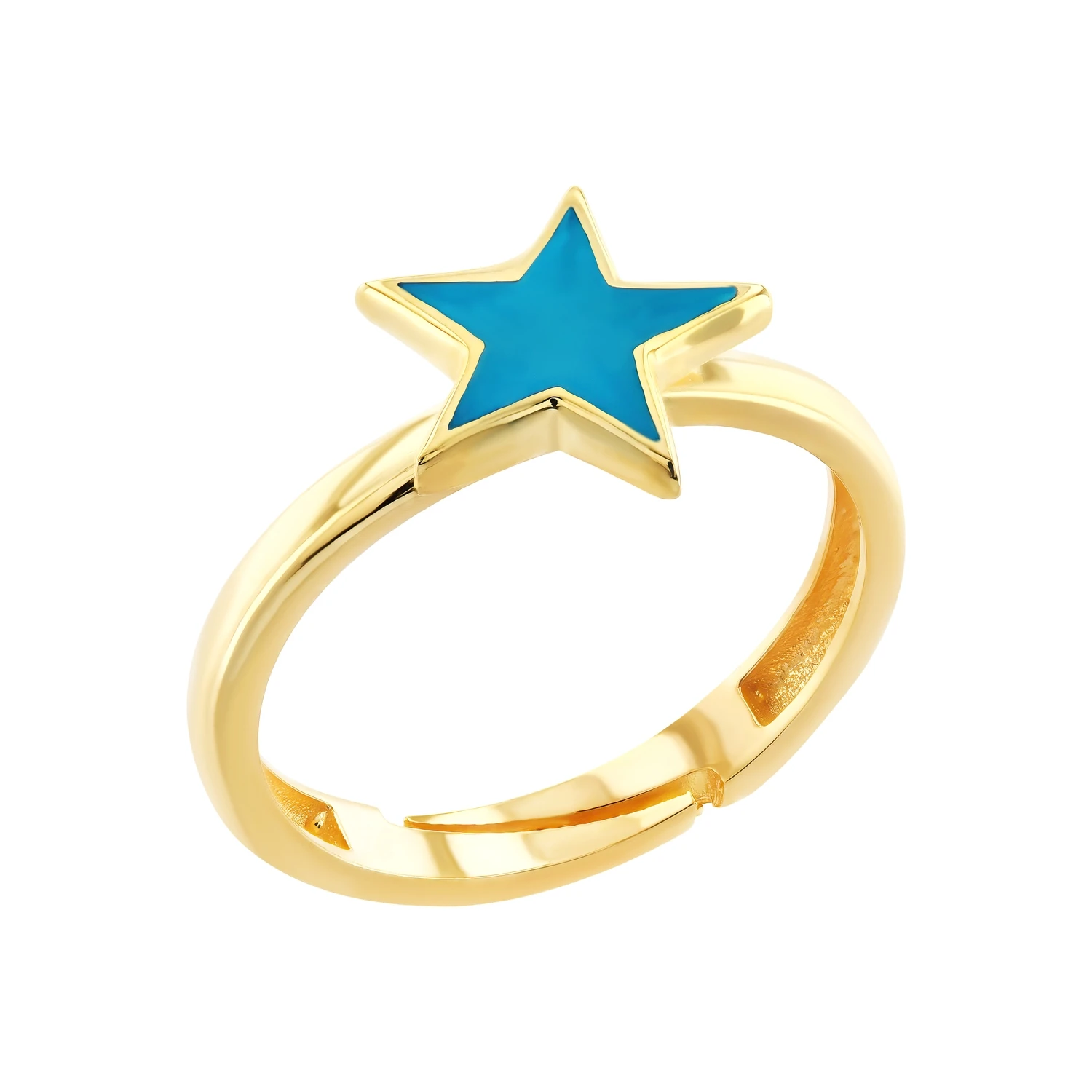 21K Kids' Gold Star Pendant Set