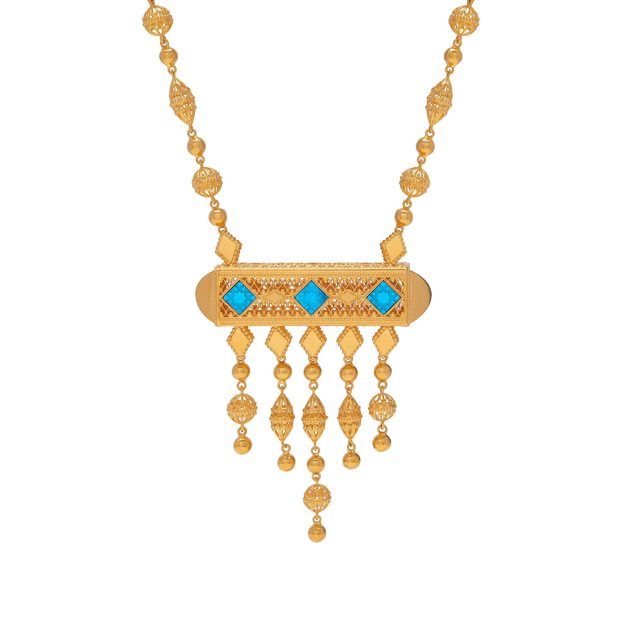 21K Shamma Gold Necklace - Al Romaizan
