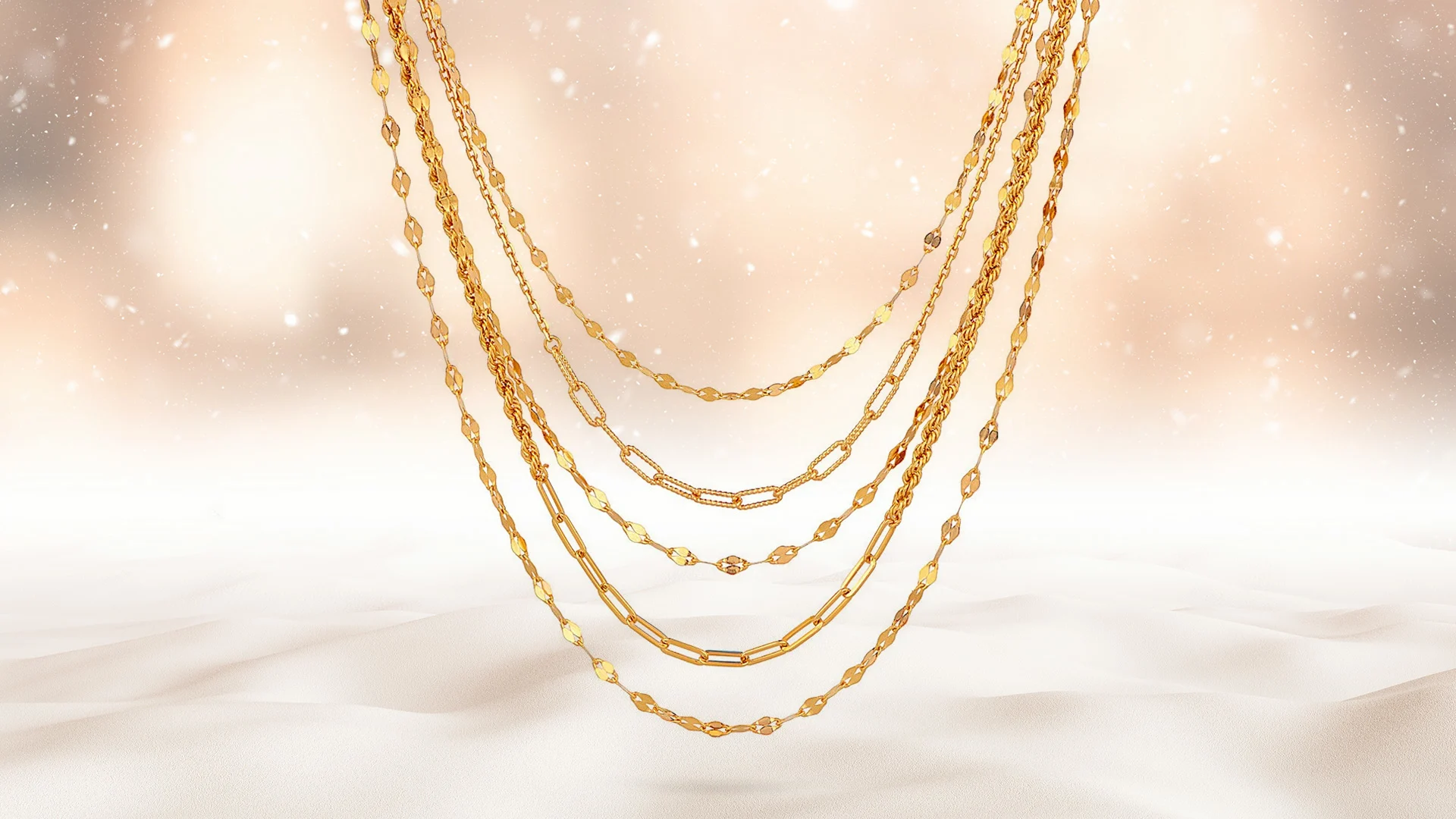 Layered Luxe of Gold: Winter Style Trends Jewelry