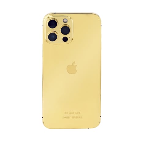 أي فون 13 برو ماكس512 جيجا نسخة محدودة، عيار 18 من الذهب الخالص