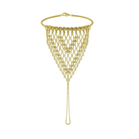 21 Karat Yellow Gold Sand Cast Round Link Bracelet with Dangling Charm For  Sale at 1stDibs | 21 karat gold bracelet, 21 carat gold bracelet, cast of 21  carats