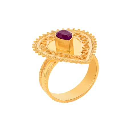 21K Traditional Gold Ring
