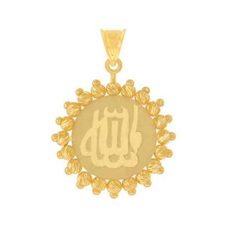 21K Traditional Gold Pendant