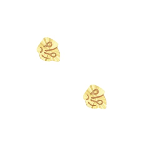 21K  Gold Kids Earring