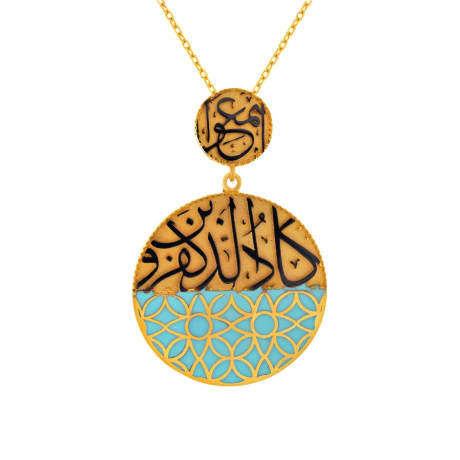 عقد ذهب تراثي عيار 21