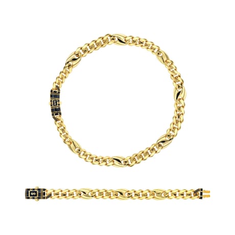 21K Luxe Monaco Chain Gold Set