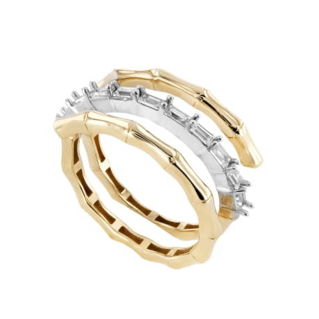 18K Spiral Gold Ring