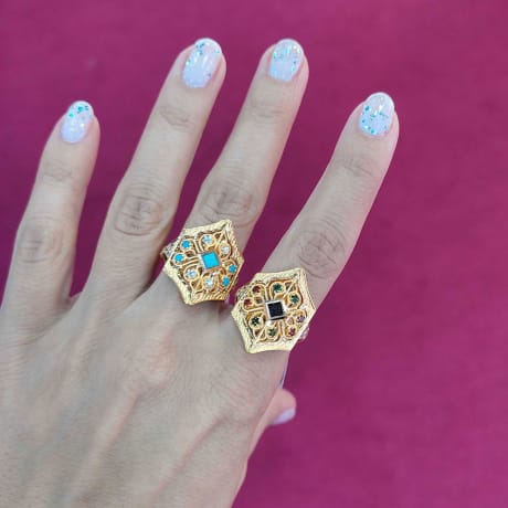 21K Traditional Gold Ring