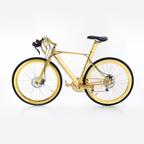 Gold Racing Bike