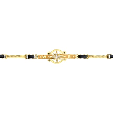18K Compass Gold Bracelet