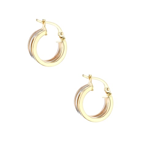 18K Radiant Circlet Gold Earrings