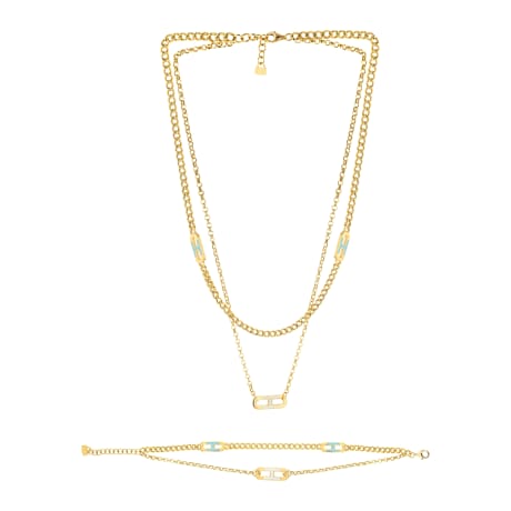 Lowe Aqua 21K Gold Set