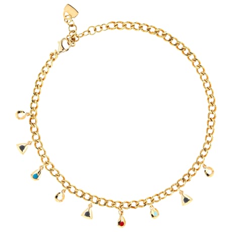 Lowe Rainbow 21K Gold Anklet