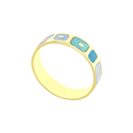 18K Azure Gold Ring